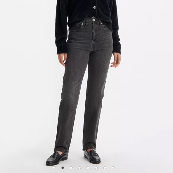 70'S HIGH SLIM STRAIGHT WOMEN'S JEANS - Picture 1 of 7